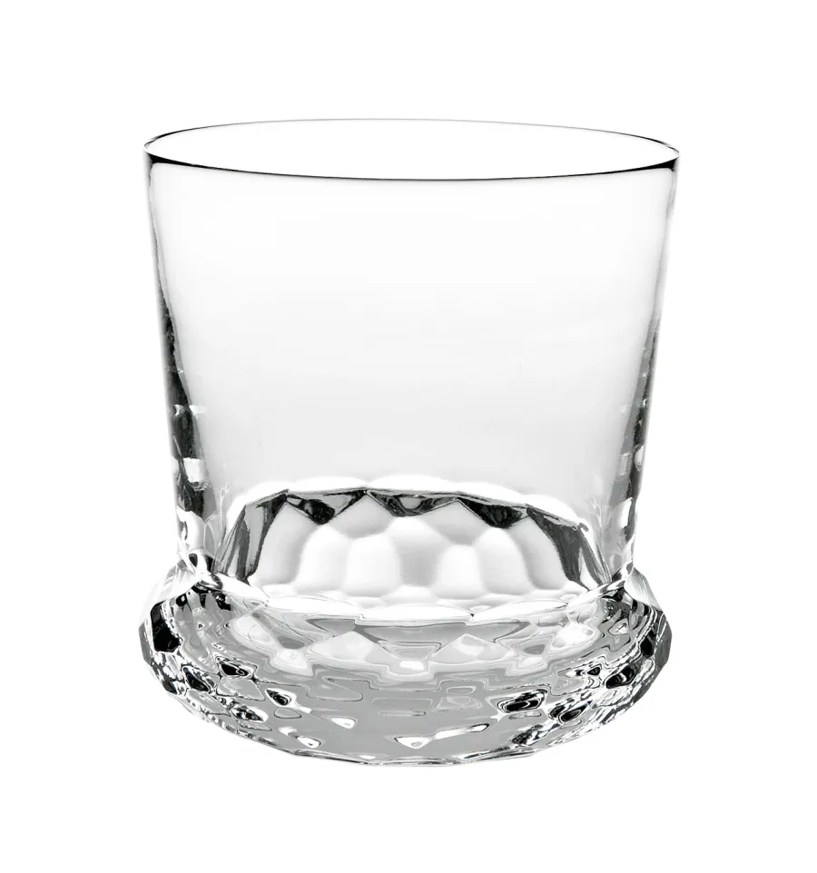 obrazek 1 Stylowa szklanka do whisky old fashion wykonana z kryształu z kolekcji Toccata z bogato zdobioną podstawą– Vista Alegre