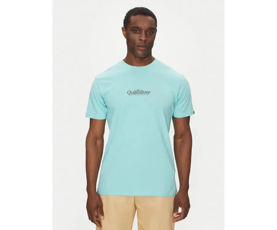 obrazek 1 Quiksilver T-Shirt EQYZT08062 Niebieski Regular Fit