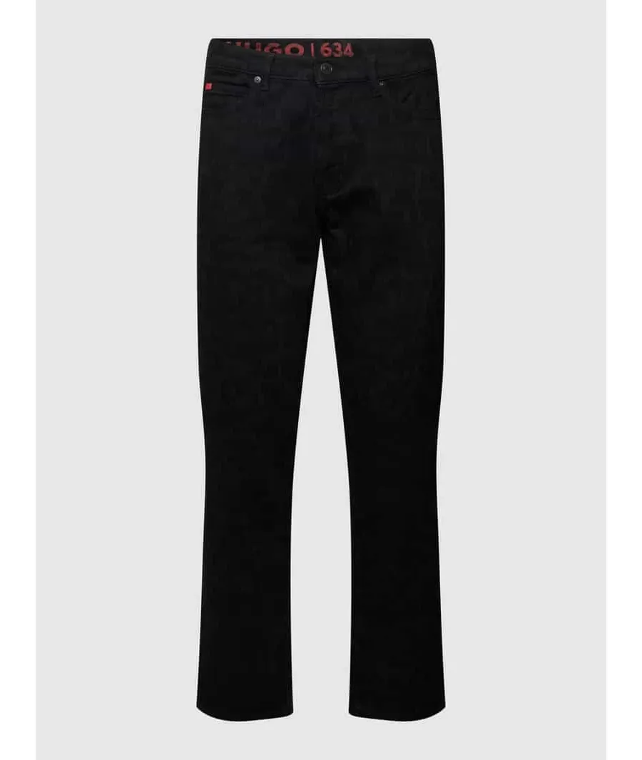 obrazek 1 Jeansy z detalami z logo model ‘HUGO’