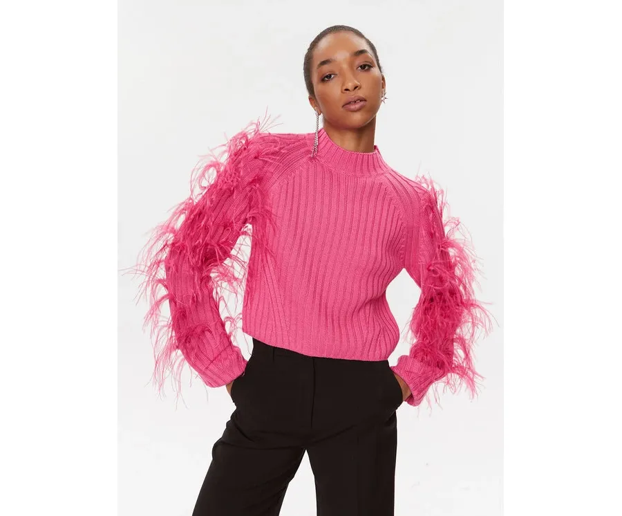 obrazek 1 Patrizia Pepe Sweter 2K0224/K9O3A-M471 Różowy Regular Fit