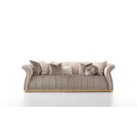 Zdjęcie Ekskluzywna klasyczna duża sofa do salonu