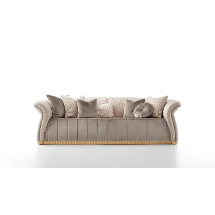 Zdjęcie Ekskluzywna klasyczna duża sofa do salonu