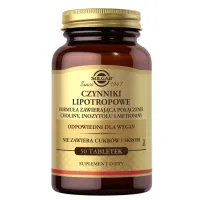 Zdjęcie Solgar Czynniki lipotropowe Suplement wspomagający odchudzanie tabletki