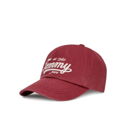 Zdjęcie Tommy Hilfiger Czapka z daszkiem Archive Script AM0AM13550 Czerwony
