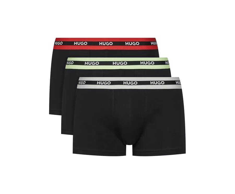 obrazek 1 HUGO Komplet 3 par bokserek 50492375 Czarny Regular Fit