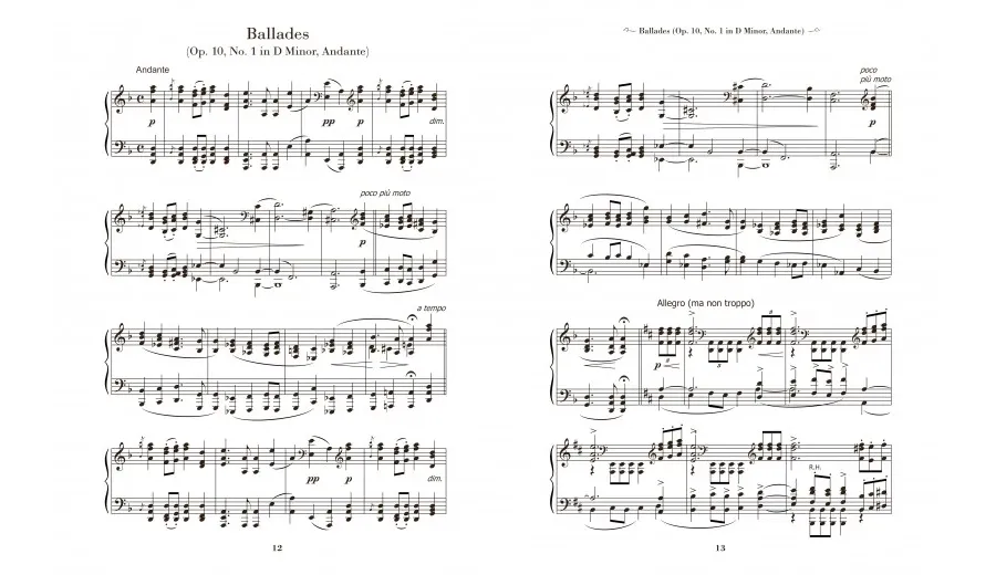 obrazek 3 Książka Brahms: Nuty na fortepian - Flame Tree Publishing