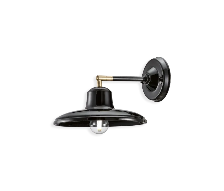 obrazek 1 Stylowa lampa ścienna w stylu retro z Włoch