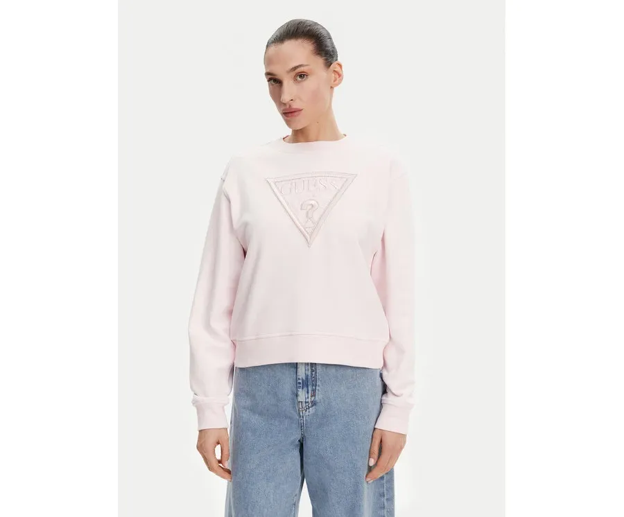 obrazek 1 Guess Bluza W5GQ12 KBKM0 Różowy Regular Fit