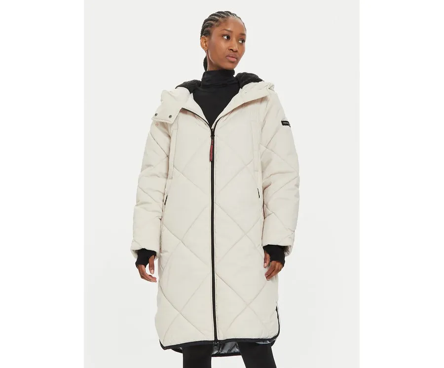 obrazek 1 Frieda & Freddies Kurtka zimowa 3839 Écru Regular Fit