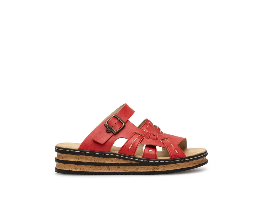 obrazek 1 Rieker Klapki 62976-33 Czerwony