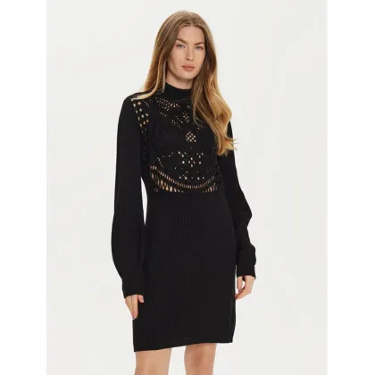 Zdjęcie TWINSET Sukienka dzianinowa 242TP3470 Czarny Regular Fit