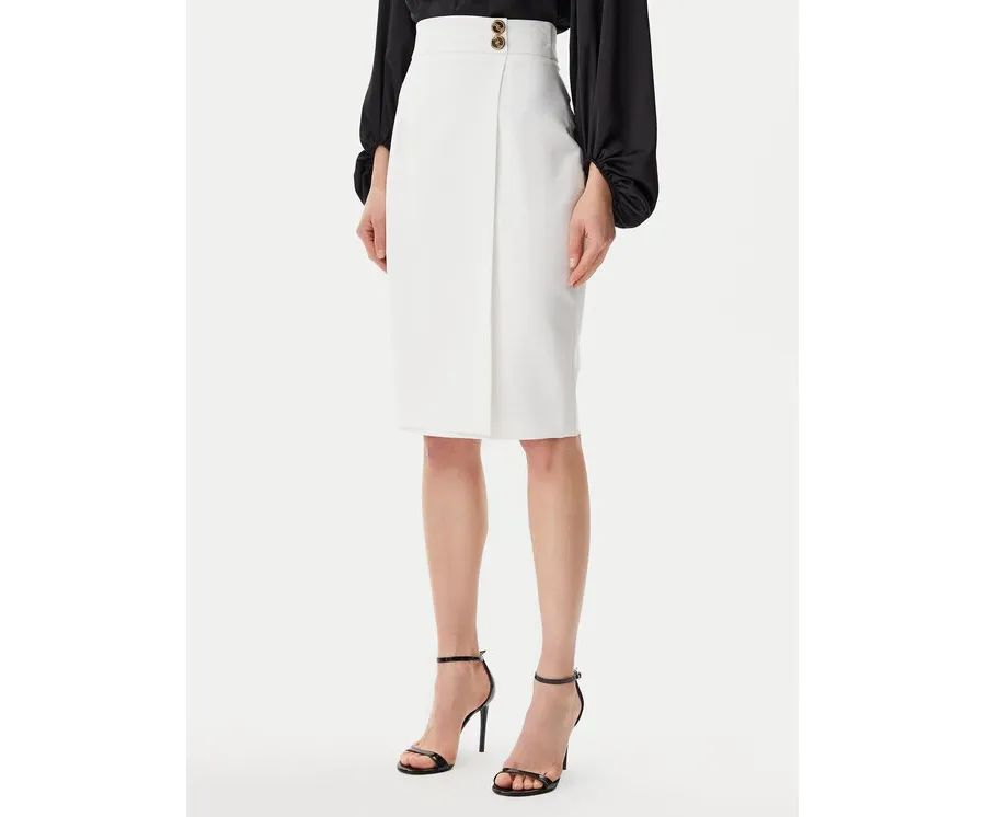 obrazek 1 ARTIGLI Spódnica ołówkowa ACGO000902 Écru Slim Fit