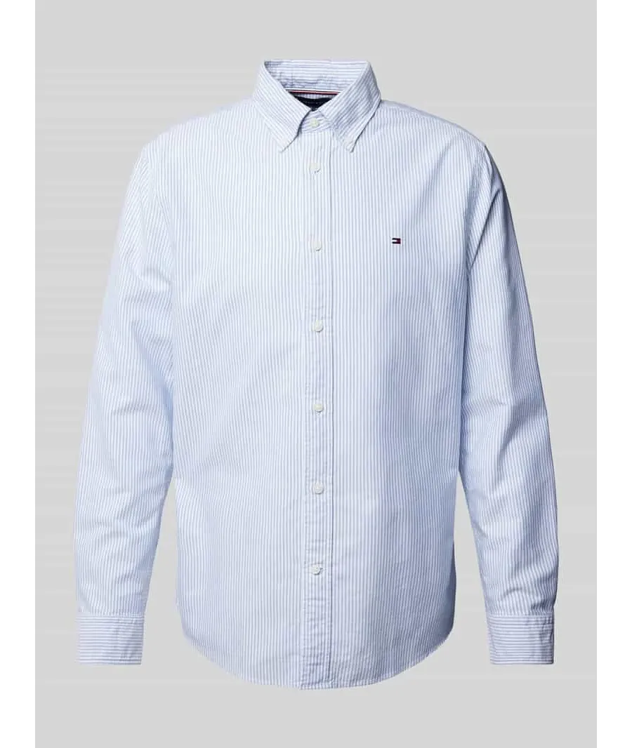 obrazek 1 Koszula casualowa o kroju regular fit z wyhaftowanym logo model ‘OXFORD’