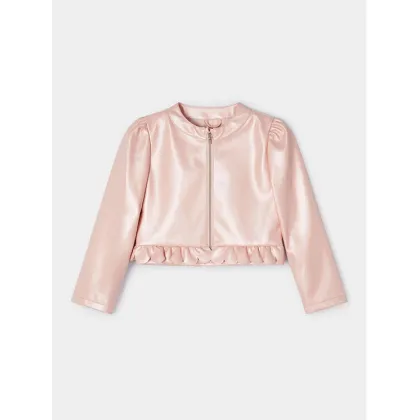 Zdjęcie Mayoral Kurtka z imitacji skóry 3470 Beżowy Regular Fit