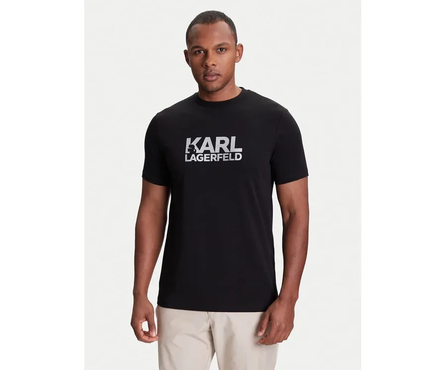 obrazek 1 KARL LAGERFELD T-Shirt 755087 553235 Czarny Regular Fit