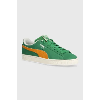 Zdjęcie Puma sneakersy zamszowe Suede Patch kolor zielony 395388
