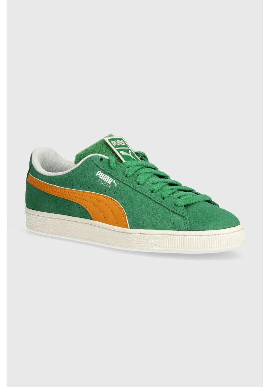 obrazek 1 Puma sneakersy zamszowe  Suede Patch kolor zielony 395388
