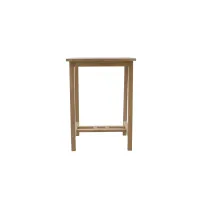 Picture Beautiful square Savana bar table made of teak