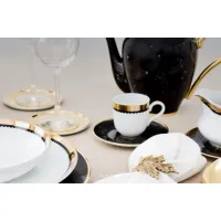 Picture Stylish Portuguese coffee set for 12 people - Porcel