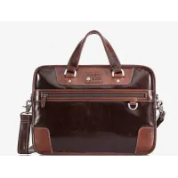 Zdjęcie Prestiżowa torba na laptopa z prawdziwej skóry