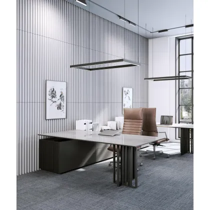 Zdjęcie 135x38 cm VT - PB41 (B0 biały złamany) LAMEL - Panel dekor 3D beton architektoniczny