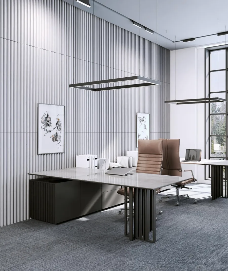 obrazek 1 135x38 cm VT - PB41 (B0 biały złamany) LAMEL - Panel dekor 3D beton architektoniczny