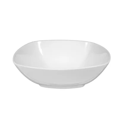 Zdjęcie Kwadratowa porcelanowa biała miska 20 cm - Seltmann Weiden