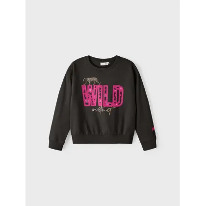 Zdjęcie NAME IT Bluza 13212577 Czarny Regular Fit