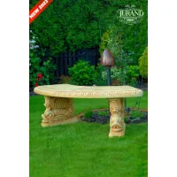 Picture A unique garden bench with fish