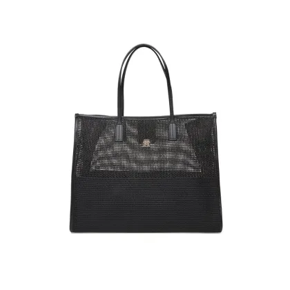 Zdjęcie Tommy Hilfiger Torebka Th City Summer Tote Woven AW0AW17640 Czarny