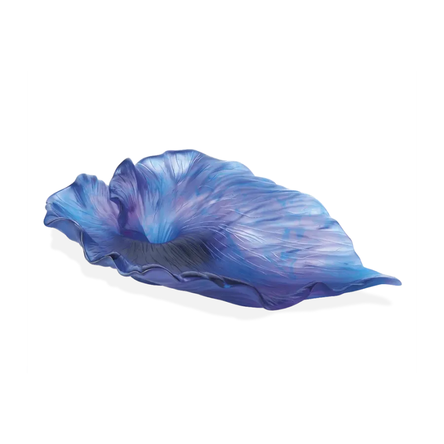 obrazek 1 Piękna kwiatowa misa Arum w kolorze Midnight Blue