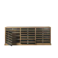 Picture Italian elegant chest of drawers made of pine wood - Guarnieri
