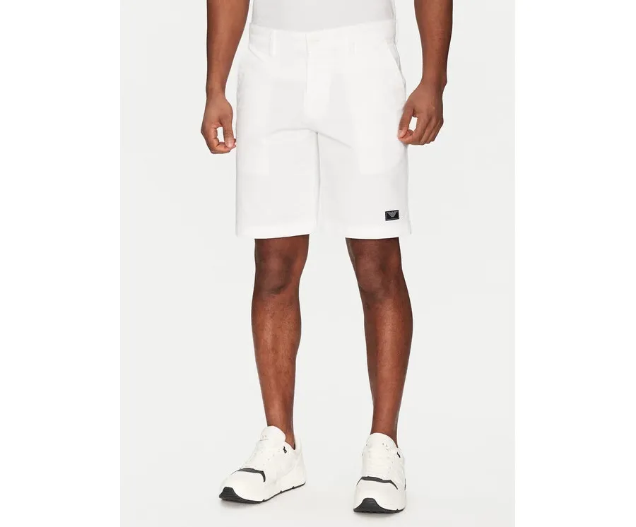 obrazek 1 Emporio Armani Underwear Szorty materiałowe EM000591 AF12336 U0002 Biały Regular Fit