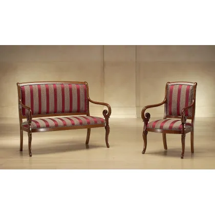 Zdjęcie Elitarna sofa i fotel w stylu francuskim – Morello Gianpaolo