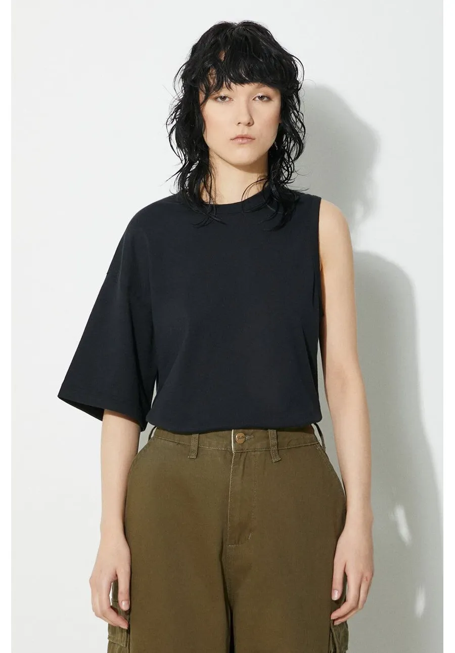 obrazek 1 Undercover t-shirt bawełniany Tee damski kolor czarny UC1D1806