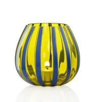 Zdjęcie Zjawiskowy szkalny świecznik Murano