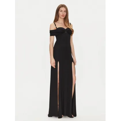 Zdjęcie Elisabetta Franchi Sukienka wieczorowa AB-R08-51E2-V800 Czarny Regular Fit