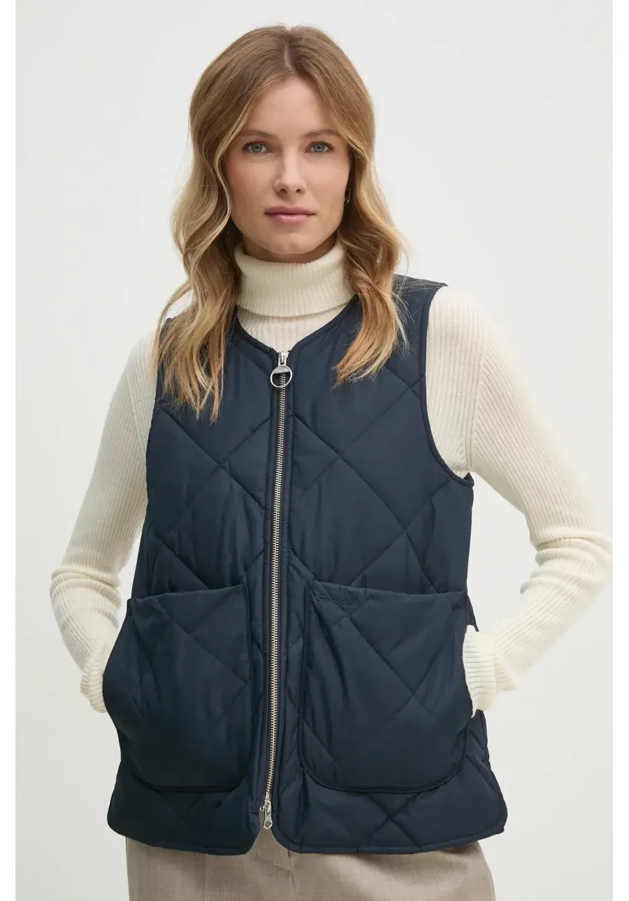 obrazek 1 Barbour bezrękawnik damski kolor granatowy przejściowy LGI0189NY51