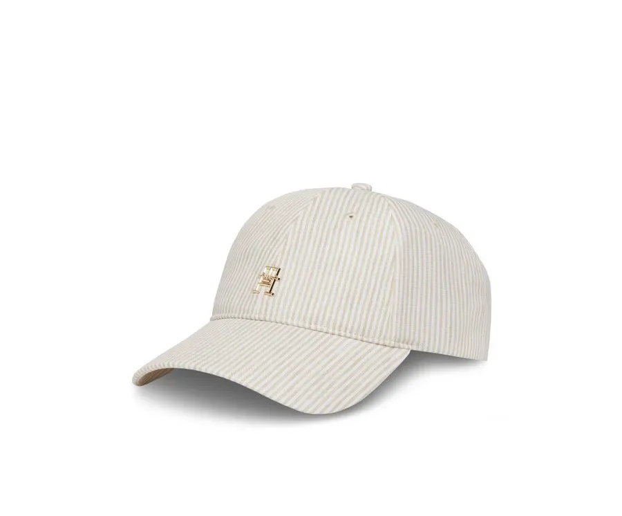obrazek 1 Tommy Hilfiger Czapka z daszkiem Premiu Beach AW0AW17141 Beżowy