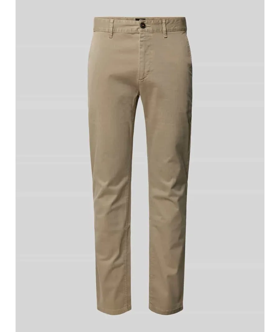 obrazek 1 Chinosy o kroju slim fit ze szlufkami na pasek