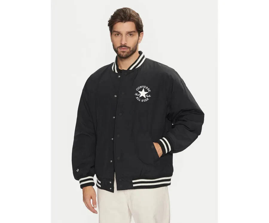 obrazek 1 Converse Kurtka bomber Varsity 10026976-A01 Czarny Regular Fit