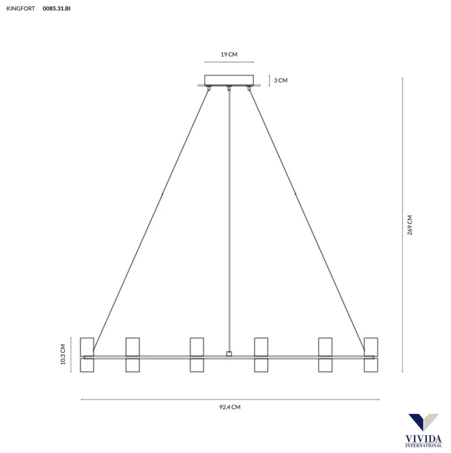 obrazek 4 Elegancka lampa wisząca w nowoczesnym stylu