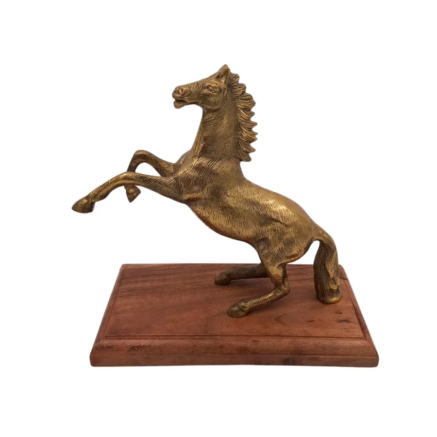picture 2 Horse - Decorative figure on a wooden base