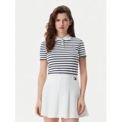Zdjęcie Tommy Jeans Polo Essential DW0DW20160 Granatowy Slim Fit