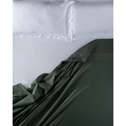 Zdjęcie Ciemnozielone prześcieradło w 3 rozmiarach