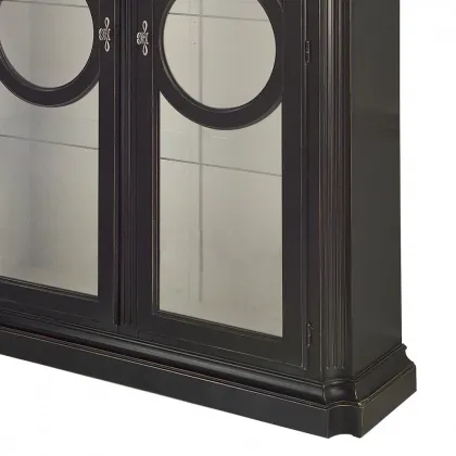 Zdjęcie Drewniana witryna z dwoma drzwiami H.210xL.144xP.43 cm