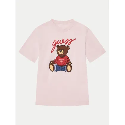 Zdjęcie Guess T-Shirt H4BJ06 I3Z14 Różowy Regular Fit