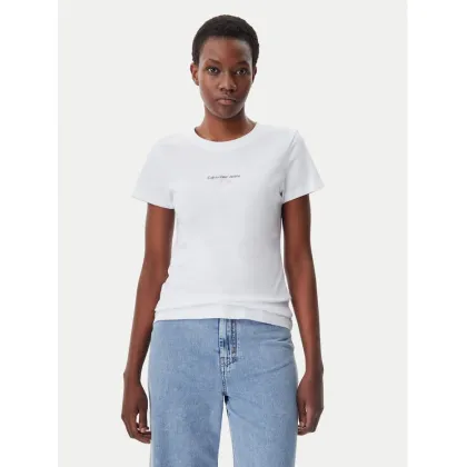 Zdjęcie Calvin Klein Jeans T-Shirt Gradient Monologo J20J225252 Biały Slim Fit