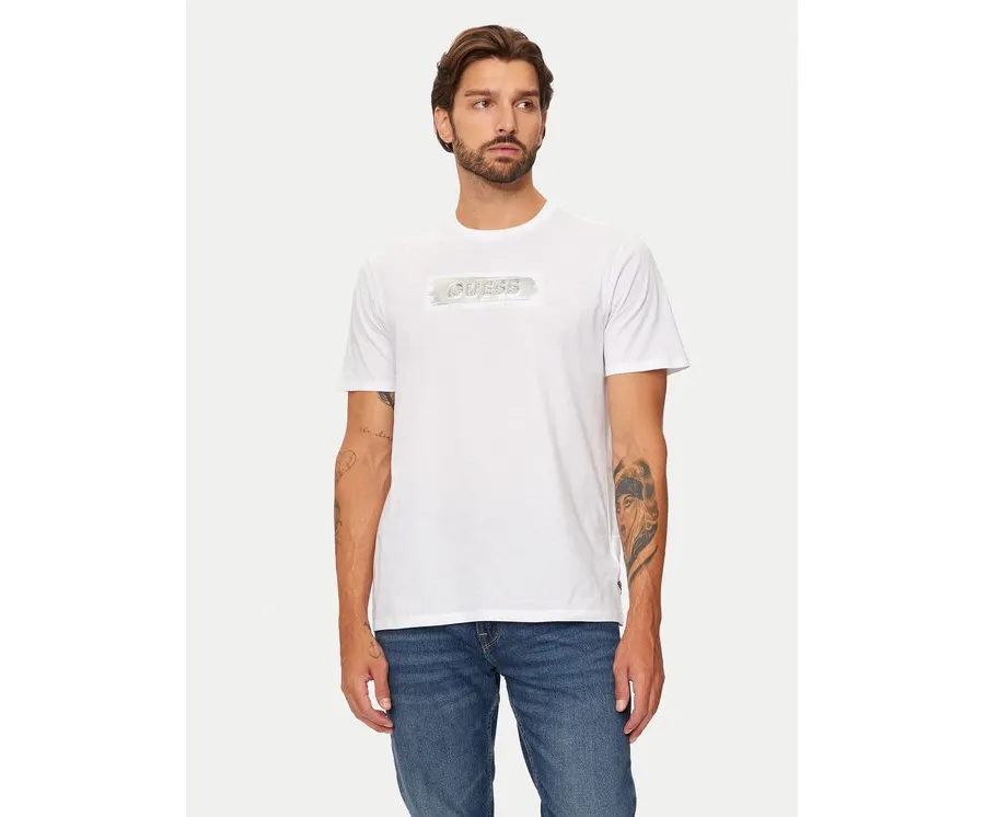 obrazek 1 Guess T-Shirt M4BI61 K9RM1 Biały Slim Fit