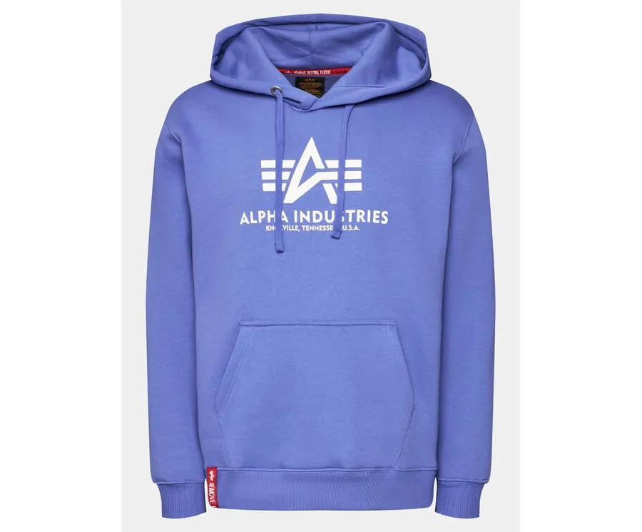 obrazek 1 Alpha Industries Bluza Basic 178312 Fioletowy Regular Fit